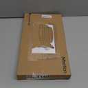 MEETION Wireless Ergonomic Keyboard, Wave Keys Firm Wrist Rest for Natural Typing, 2.4G USB-A Cordless Receiver and USB-C Adapter, Ergo Computer Keyboard Compatible with Windows/Mac/PC/Laptop, Black (Black (Size: 17.39*9.43*1.81in))