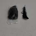 100PCS Black Soft Goose Feathers 5-7Inch for Angel Wings Crafts Wedding Party Decorations Clothing and Hats Accessories