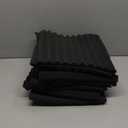 Acoustic Foam Panels 12 Pack 1" x 12"x 12" High Density Soundproofing Sound Proof Foam Panels for Wall Noise Absorbing Panel and Sound-Damping Black Wedges