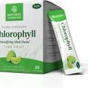Nature's Sunshine Chlorophyll Stick Packs: Supercharge Your Detox and Boost Gut Health in Convenient, Delicious Stick Packs (Lime Twist)