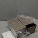 2 Pcs 450g Loaf Pan With Lid and 50 PCS Release Paper, Non-stick Aluminium Alloy Bread Moulds, Suitable for Home Baking, Restaurants and Baking Enthusiasts