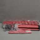 Braiding Hair Rack with Tray, 144 Pegs Height Adjustable Braiding Rack, 2-side Hair Extension Holder Hanger, Hair Stand with Stylist Hair Braiding Tools for Hair Salon Home Traveling (Pink)