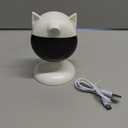 Potaroma Smart Sensor Cat Laser Toys Interactive, Motion Activated, Truly Random Trajectory, Clamp Design, Automatic Chargeable Kitten Toy Indoor Exercise, Cream White