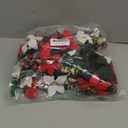 Suncalla 4 Pack Christmas Table Centerpieces Artificial Poinsettia Flower Ball Centerpieces 9.8" Xmas Silk Poinsettia Floral Arrangement for Christmas Holiday Winter Home Party Decor(Red, White)