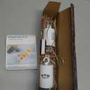 200LED Hanging Sphere Lights, Battery Operated Starburst Lights, 8 Modes Dimmable Remote Control, Waterproof Copper Wire Fairy Light for Indoor Outdoor Christmas Decor (Warm White)