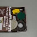 Horsepower Electric Power Scrubber, Waterproof, Spins 350 RPM, 5 Brush Heads, AS-SEEN-ON-TV, Cleans Dirt & Grime, Tile, Grout, Bathrooms, Kitchen, Auto Rims, Outdoor Furniture & More, Rechargeable