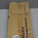 Rolling Clothing Racks for Hanging Clothes, Garment Rack for Clothes to Hang, Metal Portable Wardrobe Rack for Coats, Jackets, Shirts, Dress,Black