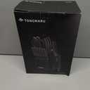 Knife Set with Sharpener  15 pcs High Carbon Stainless Steel Knives Block Set, Stainless Steel Knife Set, Built-in Sharpener Kitchen Knife set, With Anti slip and Ergonomic Handles (Black)