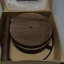 Sunglasses Organizer 360 Rotating Eyeglass Holder Stand with Wood Tray and Base, Eye Glass Display Rack for Multiple Sunglass Storage for Table Dresser Nightstand Desk