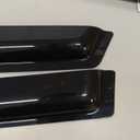 Window Visors for 2007-2011 Honda CR-V CRV, Rain Guards Shields Vent Deflector Shade Dark Smoke 2008 2009 2010, Tape-On, 4PCS