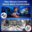 Gorixer Mouse Controller for Nintendo Switch 2 Joypad, Wear Resistant Game Switch Handle Case Kit for JoyCon Controller