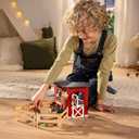 Schleich Farm World 31PC Goat Stable Playset with 2 Goat Figures and Accessories Farm Animal Toys for Boys and Girls Pretend Play Barn Toy for Imaginative Play - Toddlers, Kids Ages 3+ | 42726