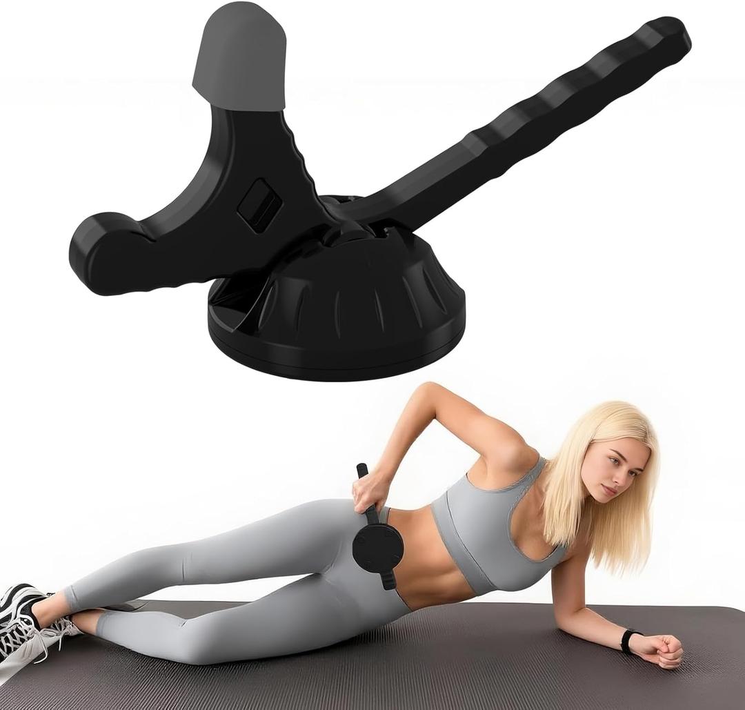 Psoas Release Tool-Hip Flexor Release Tool Fully Adjustable for Iliacus,Waist Pain Sciatica,Back&Posture Relief,Massage Hook and Trigger Point Massage Tool (Black)