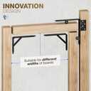 Anti Sag Gate Kit - Gate Corner Bracket-90 Degree Bracket with Gate Hinges Heavy Duty for Wooden Fences - No Sag Gate Corner Brace Bracket for Doors, Driveway (2 Set Gate Kit and 2 Latch)
