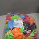 72 Pcs 80s Neon Headbands Sweatband Set, Include 24 Sports Headbands and 48 Sweat Wristbands Bulk for Woman Man