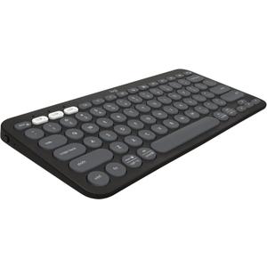 Logitech Pebble Keys 2 K380s, Multi-Device Bluetooth Wireless Keyboard with Customizable Shortcuts, Slim and Portable, Easy-Switch for Windows, macOS, iPadOS, Android, Chrome OS - Tonal Graphite