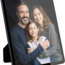 Bluesun Picture Frames 8x10 Black for Wall Hanging or Tabletop - 8 by10 Glass Frame Great for Vertical and Horizontal, Birthday Gifts for Men Boyfriend Dad Boss Loved Ones (8x10, Black)