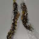 4/27 Highlight Human Braiding Hair Mix Synthetic Boho Hair for Braiding,20 InchDeep Wave Braiding Hair 140g 2 Bundles Boho Braids Human Hair Extensions for Black Women