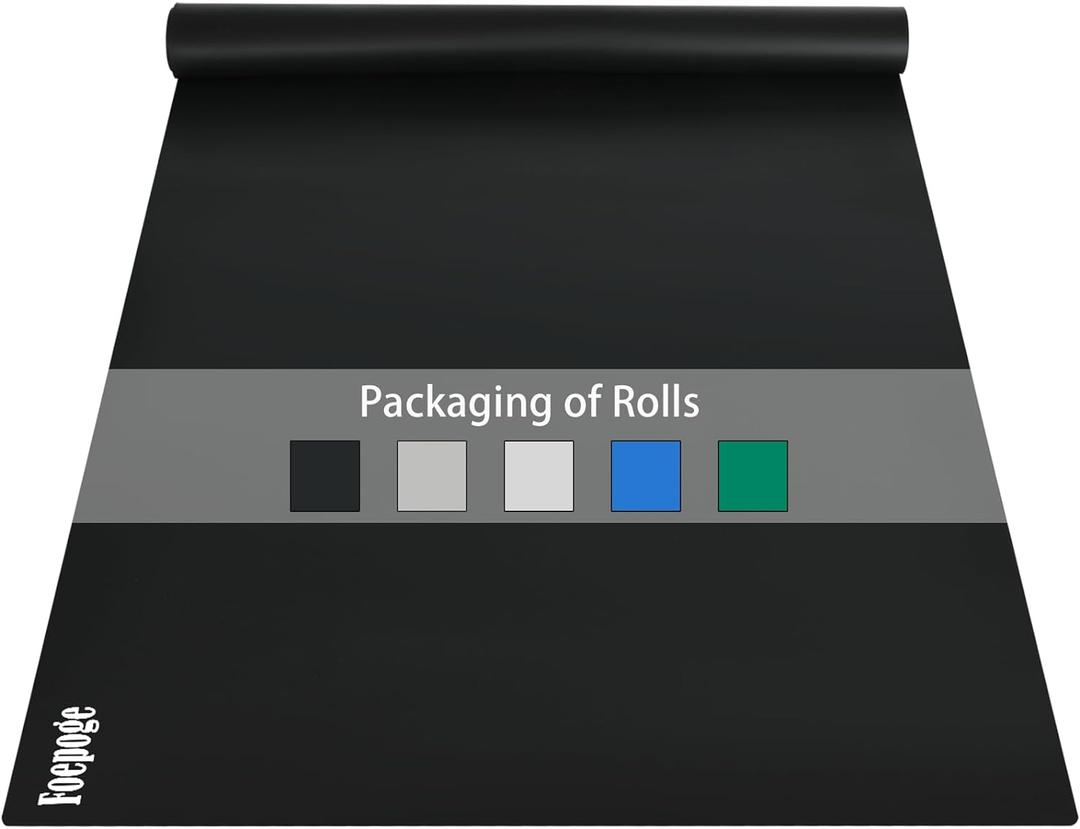 Extra Large Silicone Mat for Resin 36.2" x 24", 2MM Thick Silicone Craft Mat for Table, Multifunction Silicon Matt for Kitchen Countertop Protector Heat Resistant Placemat by Foepoge(Black)
