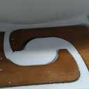 Triangle Coffee Table in Walnut Mid Century Modern Solid Wood Base and Triangle Clear Glass Coffee Table for Living Room Low Minimalist Tea Table Coffee Tables