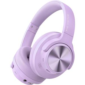 Noise Cancelling Headphones: Wireless Over Ear Bluetooth Headphones with 130H Playtime - Hi-Res Sound Custom EQ via App Deep Bass Comfort Fit Ear Cups for Travel Home Office