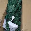 6'Pre-Lit Christmas Tree Fiber Optic Multicolor LED Lights