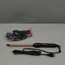 0.5 in Tiny Curling Wand with Adjustable Temperature, for Medium and Long Hair, Heat Resistant Glove, 8-in-1 Gift Set (1/2 IN, Black)