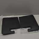 YONZEE 2-in-1 Car Steering Wheel Desk Tray & Car Seat Gap Filler Organizer  Foldable Carbon Fiber Look Table for Laptop, Eating Food, Writing  for Standard Round Steering Wheels (Black)