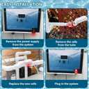 T-Cell-5 Salt Cell Replacement for Hayward Salt T Cell 5 for Pool,Compatible with AquaRite,AquaTrol & More  Up to 20,000 Gallon Pools,Cuts Chlorine Costs by 50%, Long-Lasting and Easy to Install