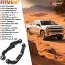 Front Differential Carrier Mounting Brackets for 2007-2019 Chevy Silverado GMC Sierra 1500 Tahoe Cadillac Escalade for LH RH Side 2Pcs, Replace# 23104736, 523-071