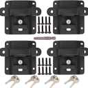 Tie Down Anchors Cleats Bed Compatible with 2015-2025 F150 F250 F350 Box Link Tie Downs with Tie Down Plates Brackets