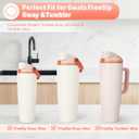 2 x 6pcs Replacement Stopper for Owala FreeSip Sway 30oz 40oz, Silicone Lid Top Gasket for Owala FreeSip Tumbler 40oz, Cap Mouth Rubber Plug Replacement Parts for Owalla Accessories BPA-Free(Gray)