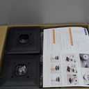 APONUO Solar Post Cap Lights 8 Pack with 1000mAh Battery - for 4x4 5x5 6x6 Fences, Larger Size & Longer Lasting, 2-Mode, IP64 Waterproof, for Fence Deck Patio Porch Yard (Black)