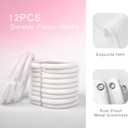 Riyidecor Pink Shower Curtain 72Wx72H Inch Fashion Girly Modern Marble Magazine Book White Rose Flower High Heel Makeup for Girls Bathroom Decor Fabric Polyester Waterproof 12 Pack Hooks (J-black Pink)