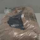 Dogs Bed for Small Dogs, Anti-Anxiety Washable Round Bed (Camel, 24.0" L x 24.0" W x 8.0" Th)