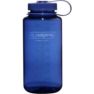 Nalgene Leak Proof Tritan BPA-Free Water Bottle - 32 oz Wide Mouth - Made in the USA for Outdoor Use & Daily Hydration (Denim)