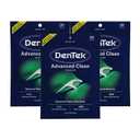 DenTek Triple Clean Advanced Clean Floss Picks, No Break & No Shred Floss, 150-Count, 3 Pack