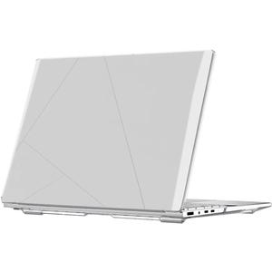 Batianda Crystal Clear Case for ASUS ZenBook 14 OLED 2024 2025 (Model UX3405M / UX3405C), Transparent Hard Shell Laptop Cover, Ultra Thin Anti-Scratch Protective Skin - Clear