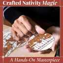 2 x 5 Pcs Wooden The Nativity Story Ornaments Set, Christian Religious Gifts for Women, Kids, Valentines Day Gifts for Mom, Merry Christmas