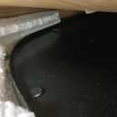 Vintage Black Arched Mirror: 32"x24" Baroque Antique Vanity Mirror