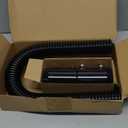 Hypertune 24" Stainless Steel Radiator Flexible Coolant Water Hose Kit W/Cap Clamp Black