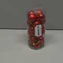 24Pcs Christmas Balls Ornaments for Xmas Tree - Shatterproof Christmas Tree Decorations Medium Hanging Ball Blue 2.5in x 24 Pack, Red