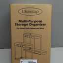 2 Pack Multi-Purpose Pull-Out Storage Organizers, Under Sink & Cabinet Storage, 12.8 Inch, White