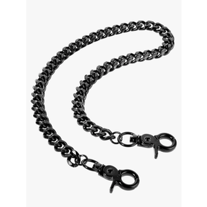 Waist Chain Heavy Duty Metal Keychain Punk Wallet Chain Hip Hop Keyholder Round Clasp Goth Keyring