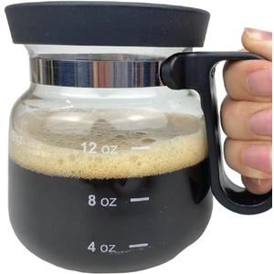 EXIGENT Coffee Glass Pot Tea Cup Mug Collectible 16 Oz Ounces (CoffeePot)