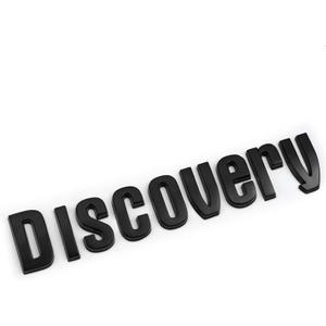 Metal Land Rover car Emblem,Auto Emblem,3D Discovery Decoration Metal car Sticker- Rear car Tail Decoration Sticker (Black)