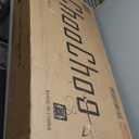 ChooChoo Computer Desk with USB Charging Ports and Power Outlets, 39" Black Desk with Drawers, Small Study Writing Table with Stable X Frame for Home Office