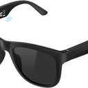 Bluetooth Glasses for Women & Men, Smart Audio Sunglasses for Men with Built-in Speakers, UV400 Protection, Wireless Music & Calls, Lightweight Frame, Touch Control Compatible with iOS/Android