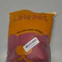 Lelepet Reversible Dog Coat Waterproof Dog Jacket Windproof Puffer Vest for Winter Warm Lightweight Coats for Medium Dogs Adjustbale Hook & Loop Pet Apparel with Leash Hole, French Bulldog, Wine Red L