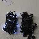 2-Pack 66FT 200 LED White Christmas String Lights Indoor Outdoor, Extendable Christmas Tree Lights with 13 Modes Twinkle Lights, Plug in Fairy String Lights for Xmas Tree Party Garden (Cool White)